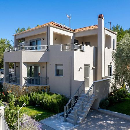 Louloudis Pool Villa Skala Rachoni  Eksteriør billede