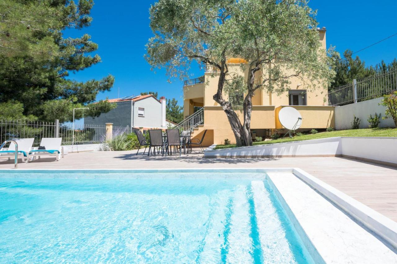 Louloudis Pool Villa Skala Rachoni  Eksteriør billede