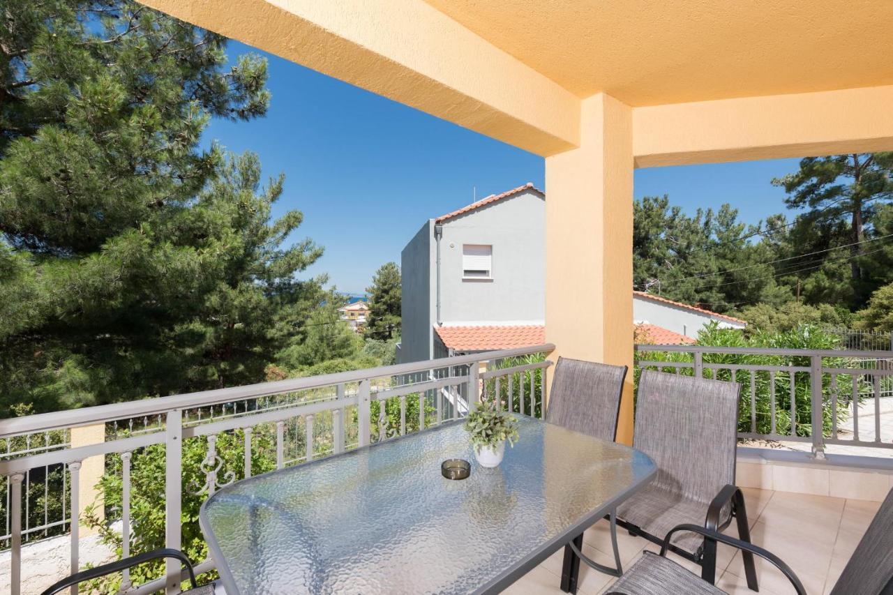 Louloudis Pool Villa Skala Rachoni  Eksteriør billede