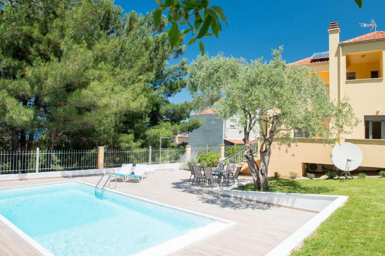 Louloudis Pool Villa Skala Rachoni  Eksteriør billede