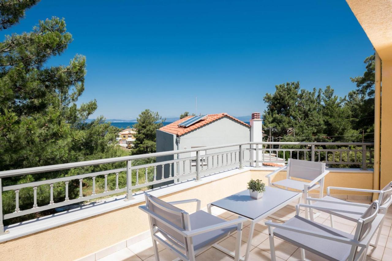 Louloudis Pool Villa Skala Rachoni  Eksteriør billede