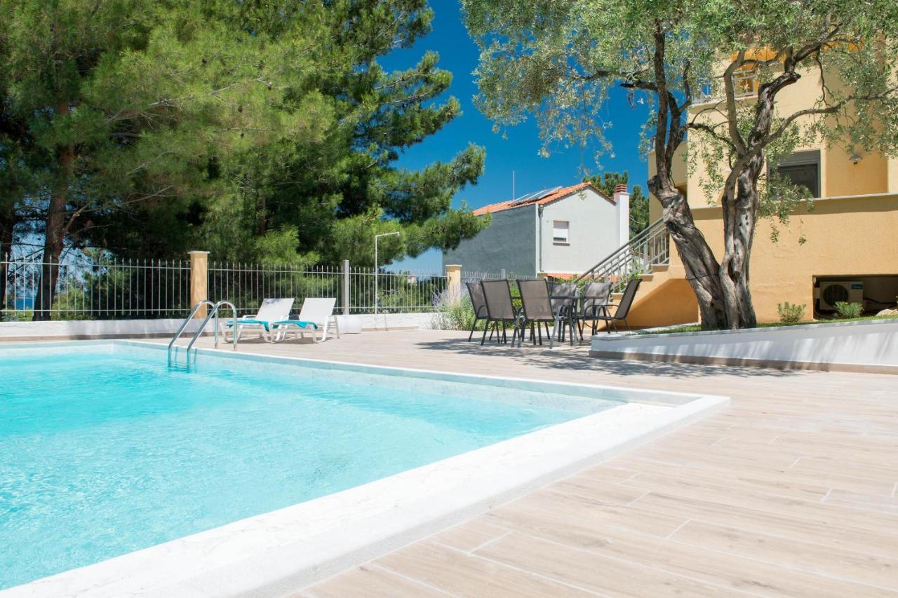 Louloudis Pool Villa Skala Rachoni  Eksteriør billede