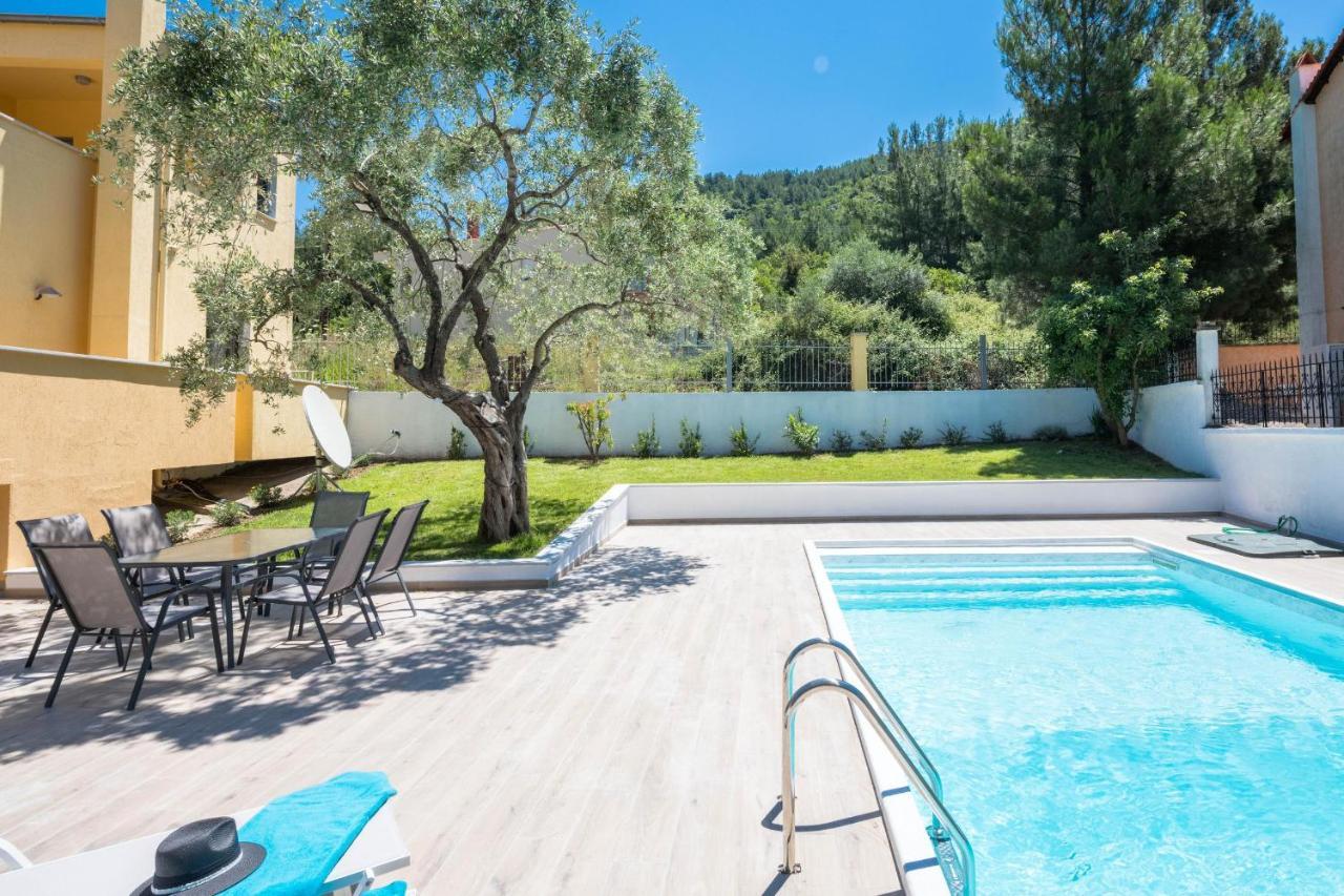 Louloudis Pool Villa Skala Rachoni  Eksteriør billede