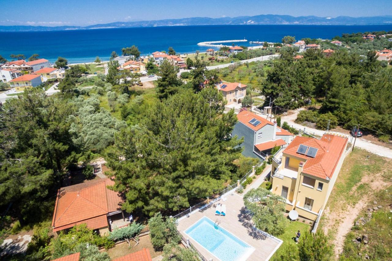 Louloudis Pool Villa Skala Rachoni  Eksteriør billede
